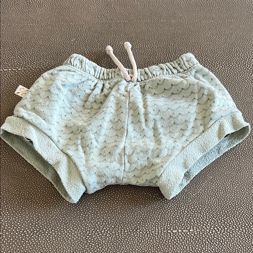 Cute Wave Pattern Baby Shorts